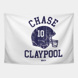 Chase Claypool Chicago Helmet Font Tapestry