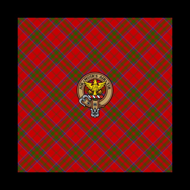 Clan MacDonald of Keppoch Crest over Tartan by sifis