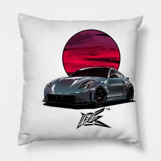 nismo 350z pearl gray Pillow