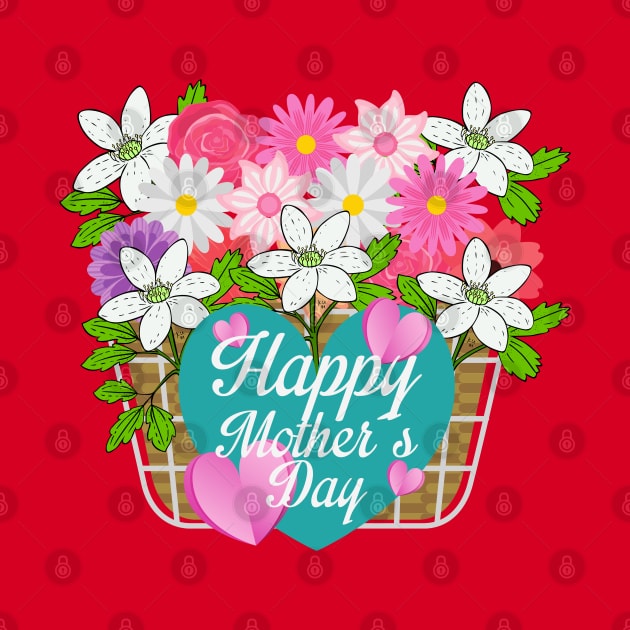 Mothers day flower basket by DAZu