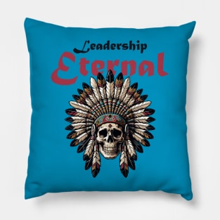 Indian chief skull Pillow