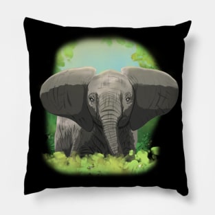 Baby elephant Pillow