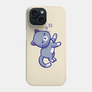 Cute Cat Sleeping Cartoon Phone Case