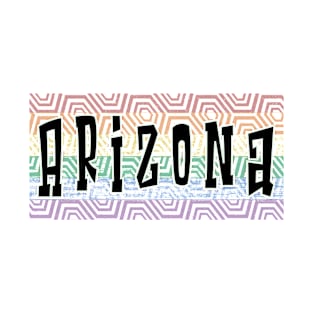 LGBTQ PATTERN AMERICA ARIZONA T-Shirt