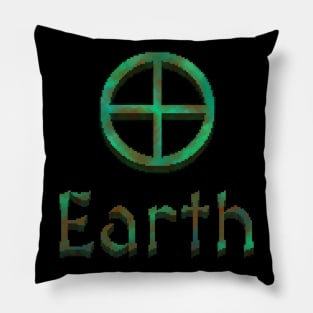 Verdigris Earth Pillow