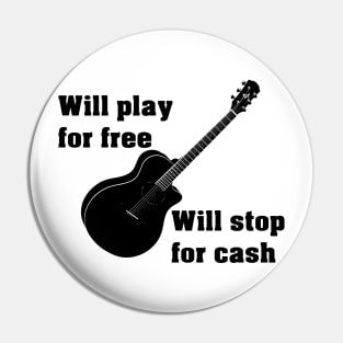 Guitar player Pin