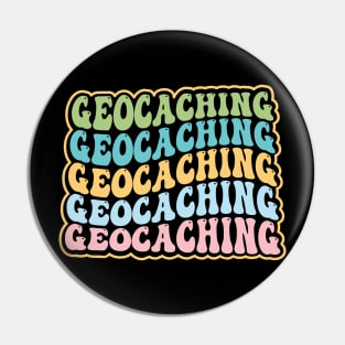 Geocaching Retro Vintage Pin