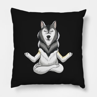 Husky Dog Meditation Pillow