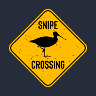 Snipe Crossing. Funny Snipe Hunting T-Shirt