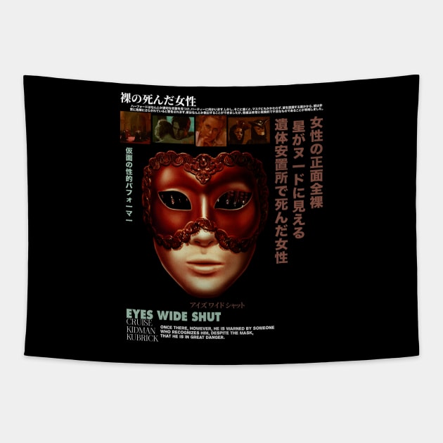 Eyes Wide Shut Tapestry by Chairrera