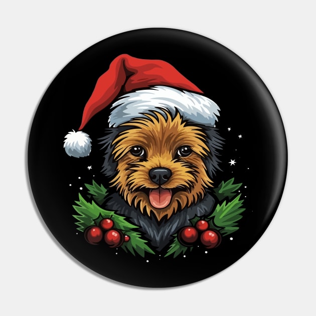 Australian Terrier Christmas Pin by JH Mart