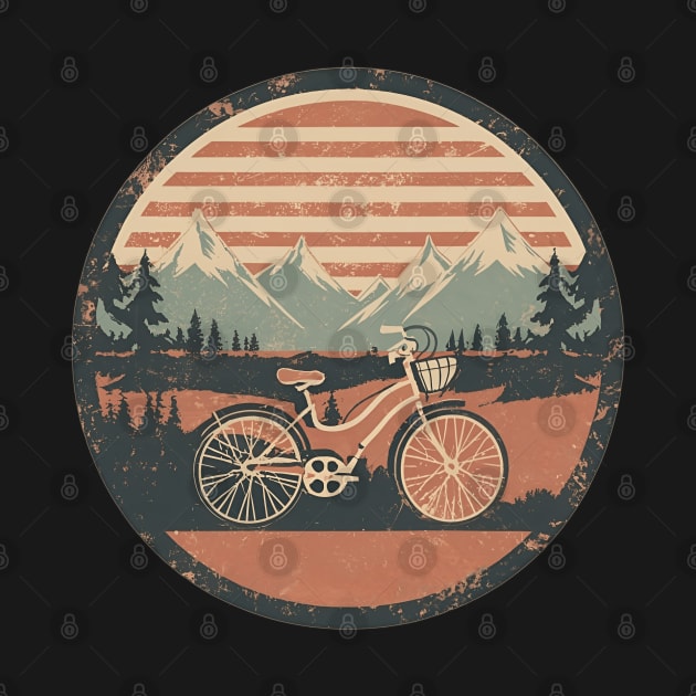 Vintage Bike Peaks by CreationArt8