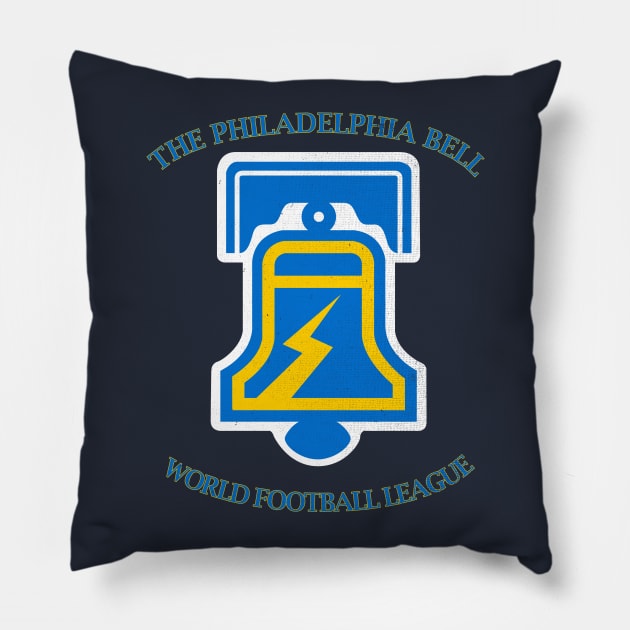 DEFUNCT - Philadelphia Bell WFL Pillow by LocalZonly