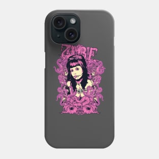 woman stuck with octopus tentacle Phone Case