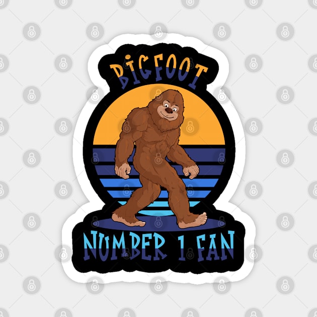 Bigfoot Number 1 Fan Magnet by Jay Diloy