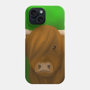 Highland coo Phone Case