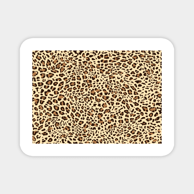 New Leopard Texture 4 Magnet by B&K