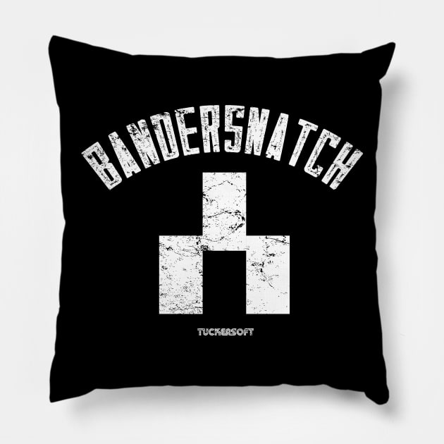 BANDERSNATCH Pillow by MindsparkCreative