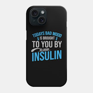 Diabetes Awareness Type 1 2 - Diabetic T1D T2D Phone Case