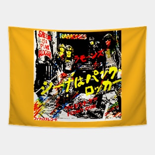 Sheena Punk Rocker Japan Full Color Throwback Design Tapestry