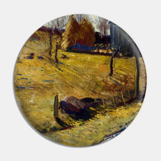 Haystacks and Barn by George Bellows Pin by Classic Art Stall