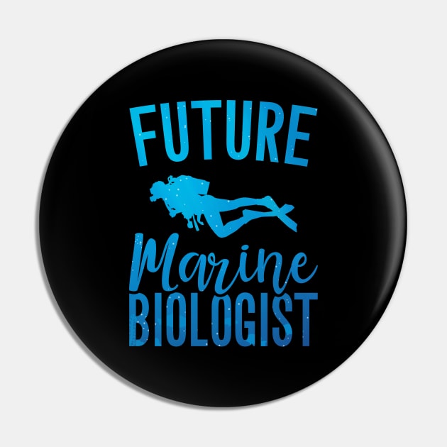 Future Marine Biologist Pin by captainmood