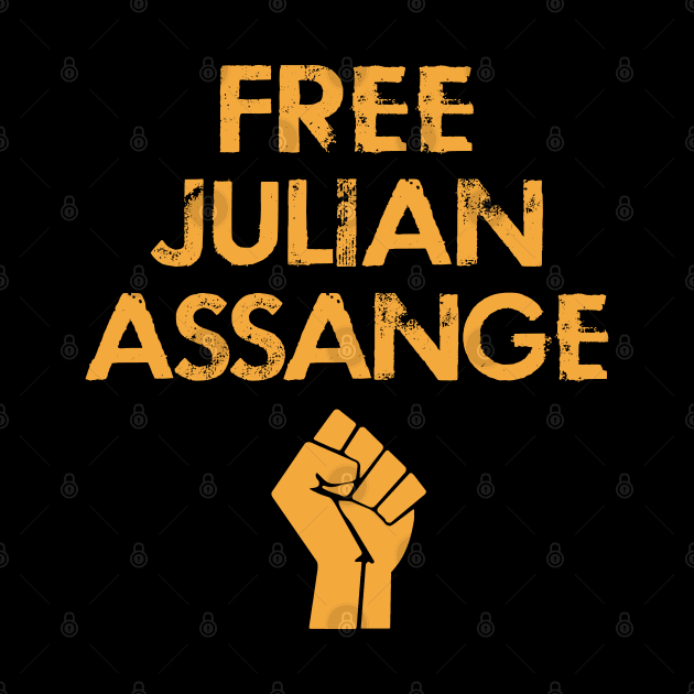 Free, save, don't extradite Assange. We demand justice for Assange. We stand with Assange. Hands off Julian. WikiLeaks. True hero. Violation of human rights. Vintage design. by IvyArtistic