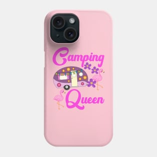 Camping Queen Flamingo Phone Case