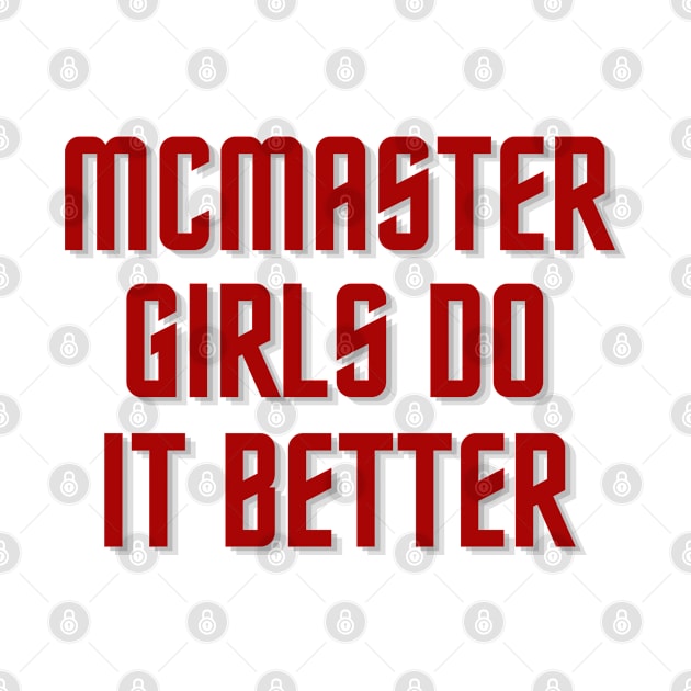 McMaster Girls by stickersbyjori