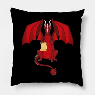 Red Dragon Pillow