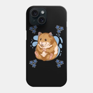 Blue Design Hamster Phone Case