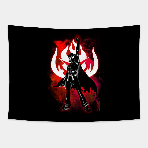 Cosmic Village Hero Tapestry by FanFreak