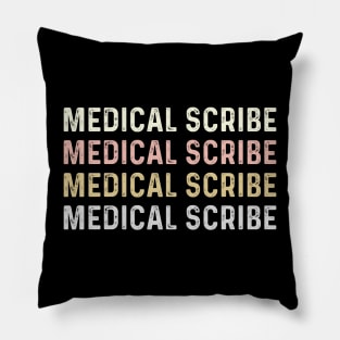 Medical Scribe Healthcare Worker Appreciation Graduation Pillow