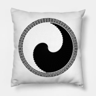 I Ching 004 - Work in Progress - White Background Pillow