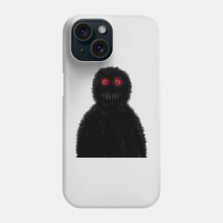 Black mistery monster Phone Case