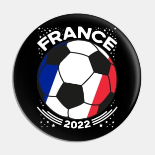 France Flag Soccer Football Team Pin