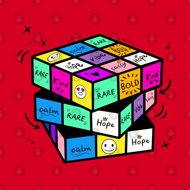 Colorful Rubik's Cube of YOU by funNkey