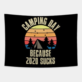 CAMPING DAY Tapestry