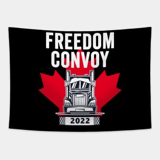 I Support Truckers Freedom Convoy 2022 Tapestry