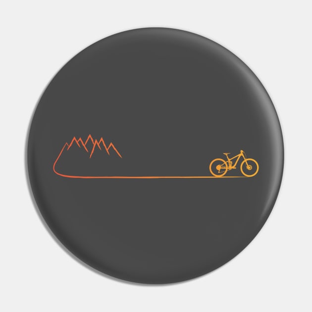 mountain bike mtb gift cycling cyclist mountain biker Pin by TheOutdoorPeople