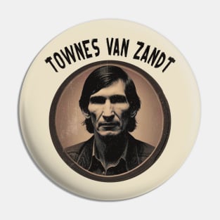 Townes Van Zandt Vintage Pin