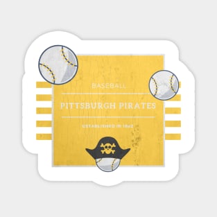 Pittsburgh Pirates for baseball lovers 2022 season Magnet