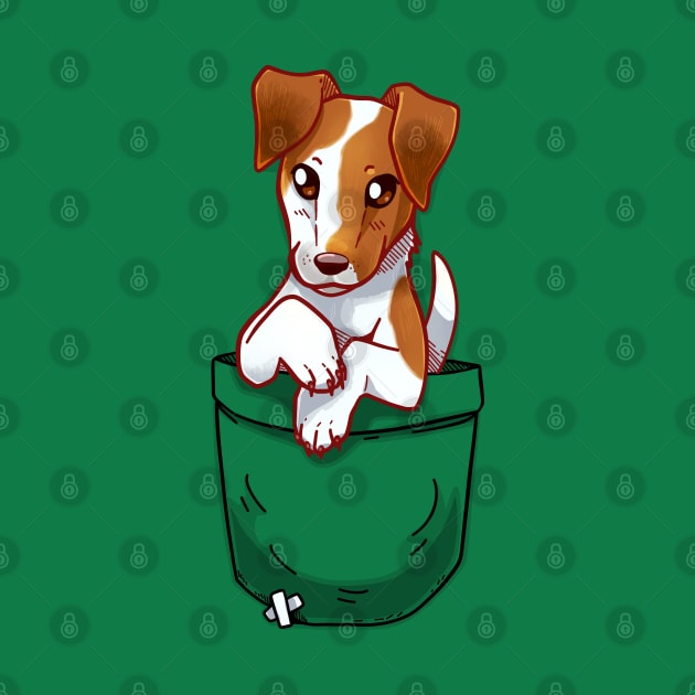 Pocket Smooth Fox Terrier Dog by TechraPockets