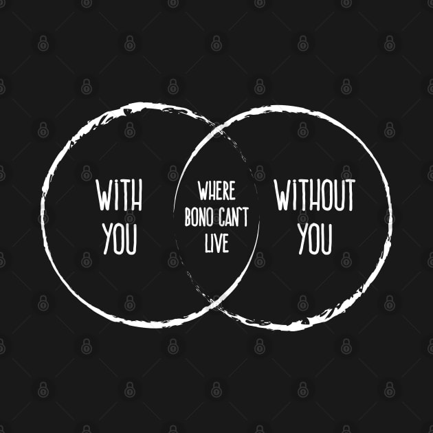 With Or Without You Venn Diagram by Rad Love