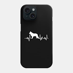 German Shepherd Heartbeat For Dog Lovers Phone Case