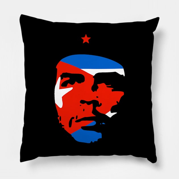 Che Guevara Rebel Cuban Guerrilla Revolution T-Shirt Pillow by HiDearPrint