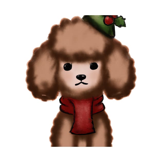 Cute Poodle Drawing by Play Zoo