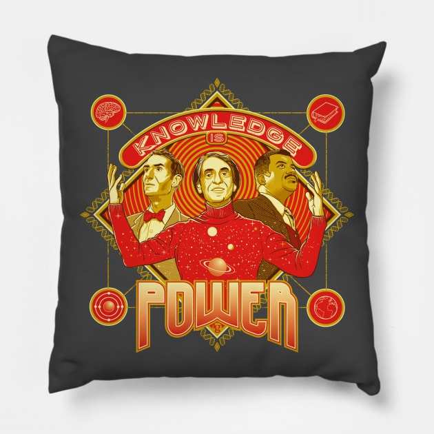 Knowledge is Power Pillow by kgullholmen