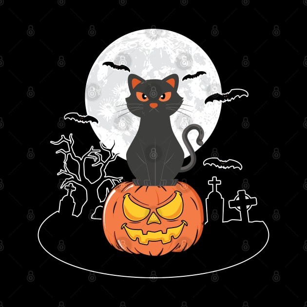 Halloween cat by MZeeDesigns