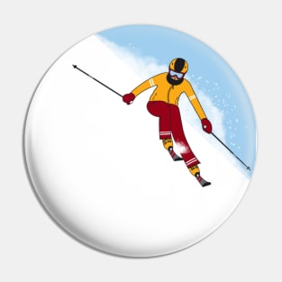 Skiing Pin